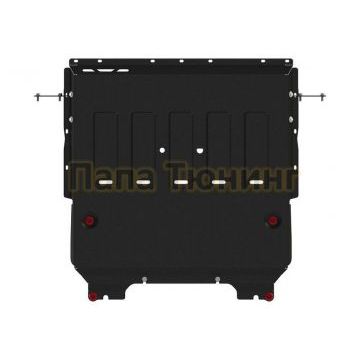Защита картера и КПП Шериф сталь 2,0 мм для Geely Tugella 2,0 AT FullWD; 2,0 AT FWD 2020 -