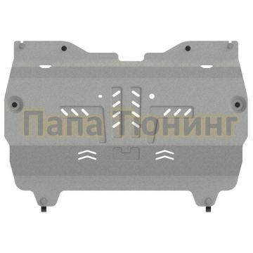 Защита картера и КПП Шериф алюминий 4 мм для Nissan Pathfinder 3,5 AT FullWD 2021 -