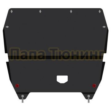 Защита картера и КПП Шериф сталь 2,5 мм для Hyundai i40 1.6; 2.0 MT/AT 2012 -2019