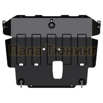 Защита картера и КПП Шериф сталь 2,0 мм для Hyundai Creta (IX25) 1,6; 2,0 MT,АТ 2wd / 4wd 2016 - 2021