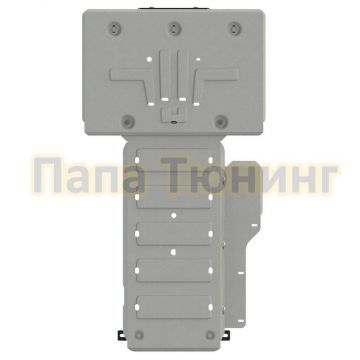 Защита картера и КПП Шериф алюминий 4 мм для Genesis GV70 2.2D; 2.5 AT, FullWD 2021 - Защита картера и КПП Шериф алюминий 4 мм для Genesis GV70 2.2D; 2.5 AT, FullWD 2021 -