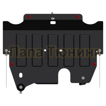 Защита картера и КПП Шериф сталь 2,0 мм для Ford Galaxy 2,0 МТ 2010 - 2015