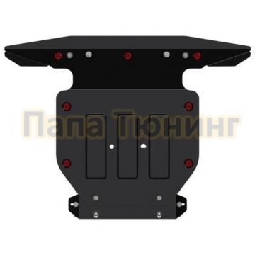 Защита картера сталь 3 мм Шериф для Volkswagen Touareg 2014 - 2018 Защита картера сталь 3 мм Шериф для Volkswagen Touareg 2014 - 2018