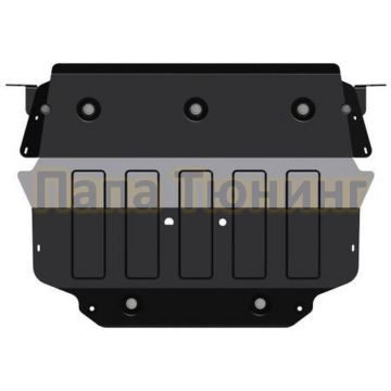 Защита картера и КПП сталь 2,0 мм Шериф для Volkswagen Touran 2010 - 2015