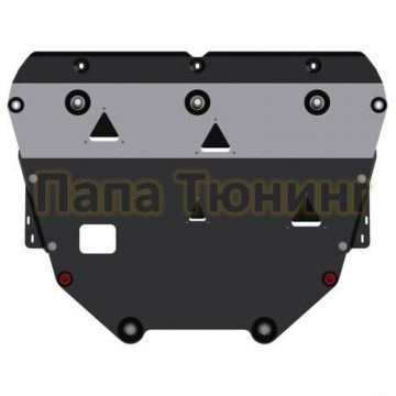 Защита картера и КПП сталь 2,0 мм Шериф для Volvo XC 40 2018 -