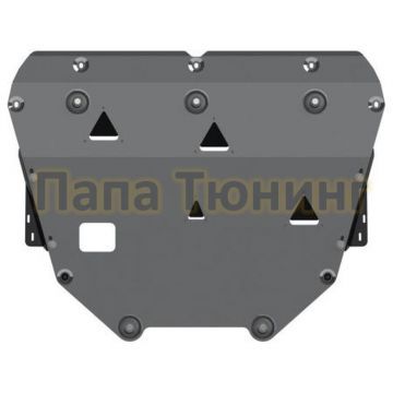 Защита картера и КПП алюминий 4 мм Шериф для Volvo XC 40 2018 -