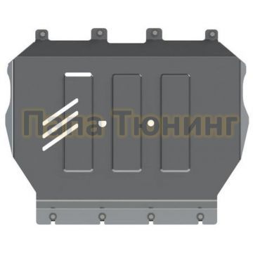 Защита картера алюминий 4 мм Шериф для Mercedes-Benz GLC 2015 - Защита картера алюминий 4 мм Шериф для Mercedes-Benz GLC 2015 -