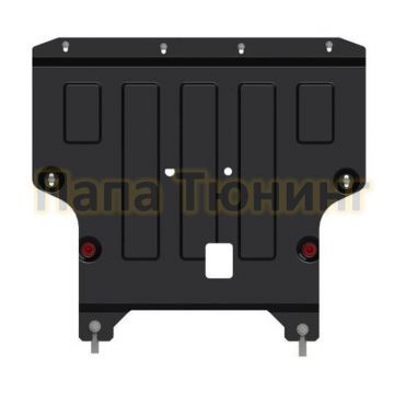 Защита картера и КПП сталь 2,0 мм Шериф для Mercedes-Benz Citan 2012 - Защита картера и КПП сталь 2,0 мм Шериф для Mercedes-Benz Citan 2012 -