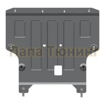 Защита картера и КПП алюминий 4 мм Шериф для Mercedes-Benz Citan 2012 - Защита картера и КПП алюминий 4 мм Шериф для Mercedes-Benz Citan 2012 -