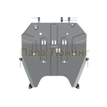 Защита картера и КПП алюминий 4 мм Шериф для Mitsubishi Eclipse Cross 2018 - Защита картера и КПП алюминий 4 мм Шериф для Mitsubishi Eclipse Cross 2018 -