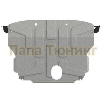 Защита картера и КПП Шериф алюминий 4 мм для Kia Seltos 1,6T-GDI 7DCT(вариатор) 4WD/ 2,0 MPI, IVT(робот) 4WD, FWD 2020 - / Kia Soul 1.6 МТ FWD; 1,6 T-GT DCT FWD; 2,0 АТ FWD 2019 -