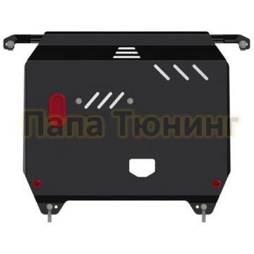 Защита картера и КПП Шериф сталь 2,0 мм для Kia Rio III 1,4 AT. MT; 1,6 AT. MT; 2011 — 2017
