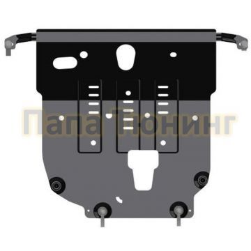 Защита картера и КПП Шериф сталь 2,0 мм для Kia Rio 1,4 АТ; 1,6 AT 2017 -/Kia Rio X-Line 1,4 АТ; 1,6 AT 2017 -