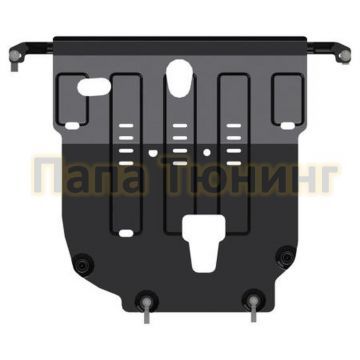 Защита картера и КПП Шериф сталь 1,8 мм для Kia Rio 1,4 АТ; 1,6 AT 2017 -/Kia Rio X-Line 1,4 АТ; 1,6 AT 2017 -