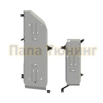 Защита топл. бака Шериф алюминий 4 мм для Toyota Land Cruiser 300 3.5T AT FullWD 2021 -