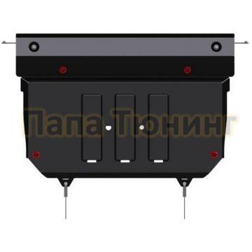 Защита картера и КПП Шериф сталь 2,0 мм для Mazda 3 1,5T AT FWD 2019 -/Mazda CX-30 2 2021 -