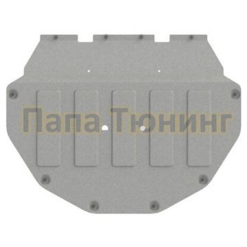 Защита картера и КПП Шериф алюминий 4 мм для Land Rover Discovery Sport 2,0, 2,0D АТ 4wd 2019 -/Land Rover Evoque 2,0 AT FWD 2019 -