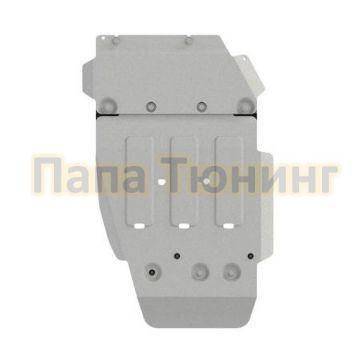 Защита КПП Шериф алюминий 4 мм для Jeep Wrangler 2,0 AT AWD 2018 -