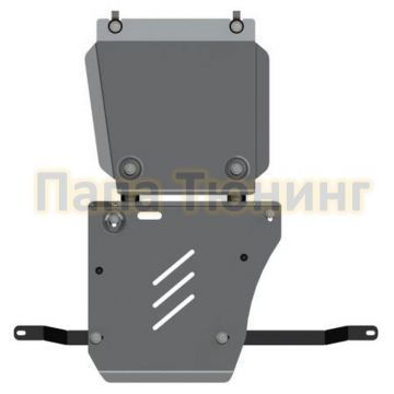 Защита КПП и РК Шериф алюминий 5 мм для Jeep Grand Cherokee 3,6; 3.0D AT 2010 - 2013/Jeep Grand Cherokee 3.0; 3.0TD AT 2013 -/Jeep Grand Cherokee SRT 6,4 АТ 2013 -