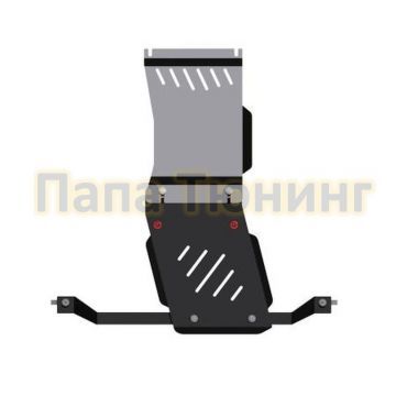 Защита КПП и РК Шериф сталь 2,5 мм для Jeep Commander 3,0 CRD 2005 - 2010