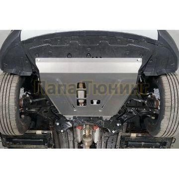 Защита картера и КПП (алюминий) 4 мм ТСС для Changan CS55 2WD 1.5T 2022-