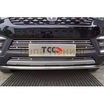 Решетка радиатора нижняя 12 мм ТСС для Changan CS55 2WD 1.5T 2022-