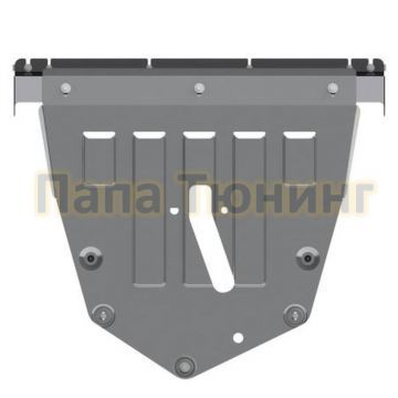 Защита картера и КПП Шериф алюминий 4 мм для Jeep Cherokee V 2,4 АТ 4wd 2013- Защита картера и КПП Шериф алюминий 4 мм для Jeep Cherokee V 2,4 АТ 4wd 2013-