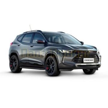 Пороги для Black-Premium Rival для Chevrolet Tracker 2021-