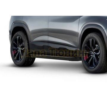 Пороги для Black Start Rival для Chevrolet Tracker 2021-