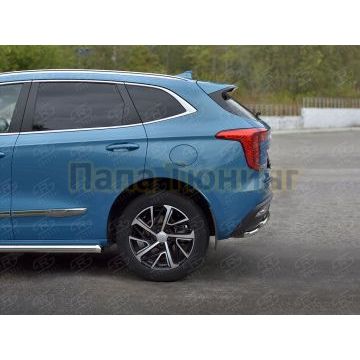 Защита заднего бампера d42 секции-d42 дуга РусСталь для Haval Jolion 1.5 2WD 2021-