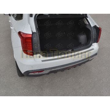Накладка на задний бампер РусСталь (нерж., шлиф) для Haval Jolion 1.5 2WD 2021-