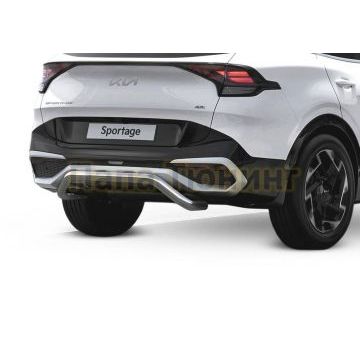 Защита заднего бампера d57 Скоба Rival для Kia Sportage 2022-
