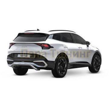 Защита заднего бампера d57 Скоба Rival для Kia Sportage 2022-