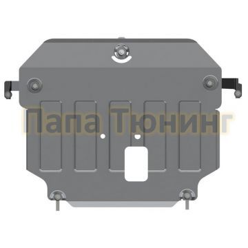 Защита картера и КПП Шериф алюминий 4 мм для Hyundai Tucson 1,6 АТ AWD, 2.0D AT AWD. 2.0 AT AWD, 2.0 AT FWD 2018 - 2021