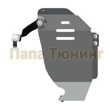 Защита редуктора Шериф алюминий 4 мм для Hyundai Santa Fe 2.2 CRDi; 2.4GDI MT, AT 2018 - 2021 Защита редуктора Шериф алюминий 4 мм для Hyundai Santa Fe 2.2 CRDi; 2.4GDI MT, AT 2018 - 2021