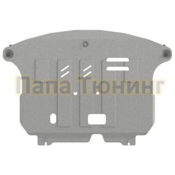 Защита картера и КПП Шериф алюминий 4 мм для Hyundai Palisade 2,2D AT FullWD 2018 -