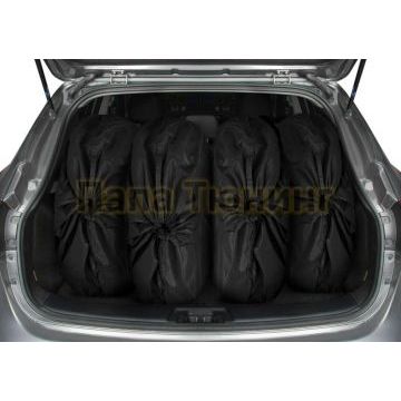 Мешки для автомобильных шин AutoFlex 4 штуки 100х100 см спанбонд цвет черный