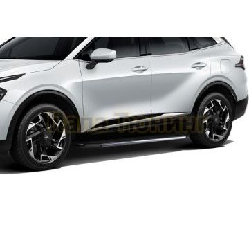 Пороги Rival Premium для Hyundai Tucson 2021-/Kia Sportage V 2022-/Hyundai Santa Fe 2021-/ Kia Sorento 2020-