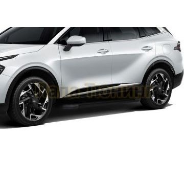 Пороги Rival Black Start для Hyundai Tucson 2021-/Kia Sportage V 2022-/Hyundai Santa Fe 2021-/ Kia Sorento 2020-