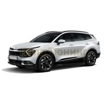 Пороги Rival Black Start для Hyundai Tucson 2021-/Kia Sportage V 2022-/Hyundai Santa Fe 2021-/ Kia Sorento 2020-