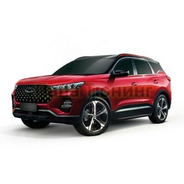 Пороги алюминиевые Rival Black New для Chery Tiggo 7/7 Pro/8 2019-/Exeed LX 2022-/Chery Tiggo 8 Pro 2021-/Chery Tiggo 8 Pro Max 2022-/XCITE X-Cross 7 2024-