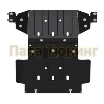 Защита картера Шериф сталь 2,5 мм для Ford F150 XLT 5.0 2018 -