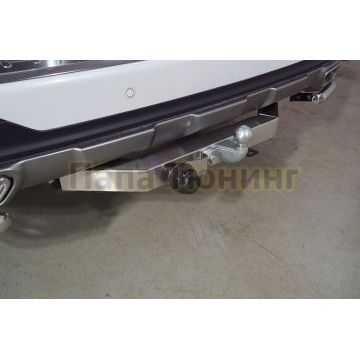 Фаркоп (оцинкованный, шар F, надпись GAC) ТСС для Gac GS8 2.0T 4WD 2021-2023