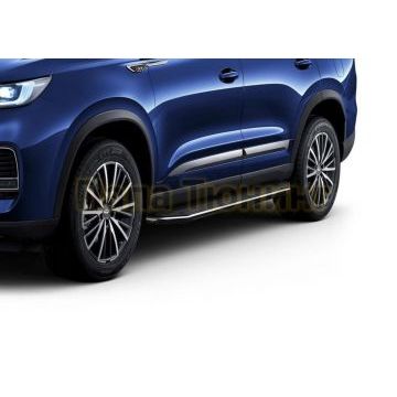 Пороги алюминиевые Rival Premium для Chery Tiggo 7/7 Pro/8 2019-/Exeed LX 2022-/Chery Tiggo 8 Pro 2021-/Chery Tiggo 8 Pro Max 2022-/Chery Tiggo 7 Pro Max 2022-/XCITE X-Cross 7 2024-