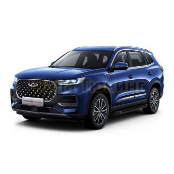 Пороги алюминиевые Rival Black New для Chery Tiggo 7/7 Pro/8 2019-/Exeed LX 2022-/Chery Tiggo 8 Pro 2021-/Chery Tiggo 8 Pro Max 2022-/XCITE X-Cross 7 2024-