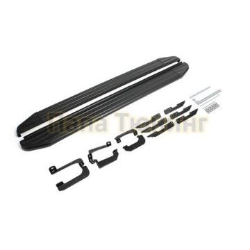 Пороги алюминиевые Rival Black-Premium для Chery Tiggo 7/7 Pro/8 2019-/Exeed LX 2022-/Chery Tiggo 8 Pro 2021-/Chery Tiggo 8 Pro Max 2022-/Chery Tiggo 8 Pro 2021-/Chery Tiggo 8 Pro Max 2022-/XCITE X-Cross 7 2024-