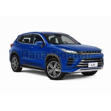 Пороги алюминиевые Rival Premium для Chery Tiggo 7/7 Pro/8 2019-/Exeed LX 2022-/Chery Tiggo 8 Pro 2021-/Chery Tiggo 8 Pro Max 2022-/Chery Tiggo 7 Pro Max 2022-/XCITE X-Cross 7 2024-