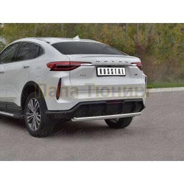 Защита заднего бампера d57 дуга РусСталь для Haval F7X 4WD 2022-