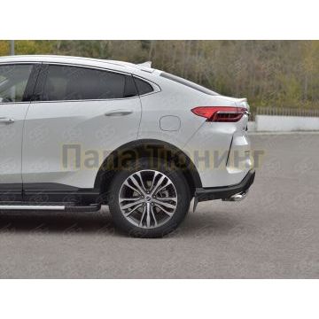 Защита заднего бампера d57 дуга РусСталь для Haval F7X 4WD 2022-