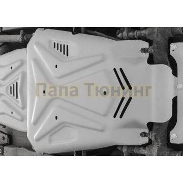 Защита КПП + комплект крепежа Rival алюминий 4 мм для Lada (ВАЗ) 2121 (4x4) 1977-2019 2019-2021/Lada (ВАЗ) 2131 (4x4) 1993-2019 2019-2021/Lada (ВАЗ) Niva Legend 2121 2021-/Lada (ВАЗ) Niva Legend 2131 2021-